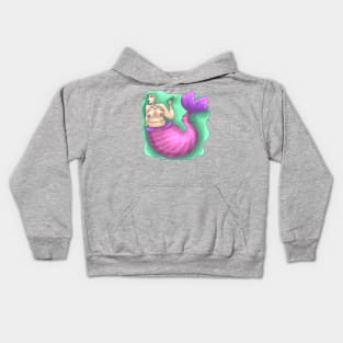 Curvy Mermaid Kids Hoodie